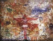 James Ensor Christ in Agony painting